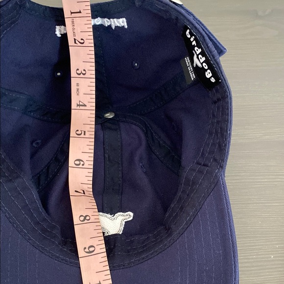 Birddogs Adult Free The Bird Baseball Hat One Size Adjustable Navy Cotton - Picture 13 of 13